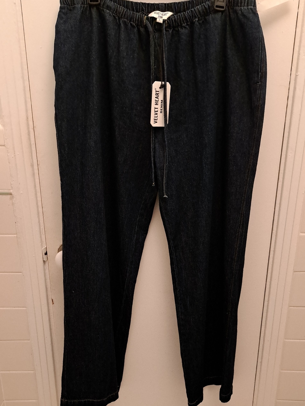 Velvet Heart Women's Dark Indigo Relaxed Denim Joggers